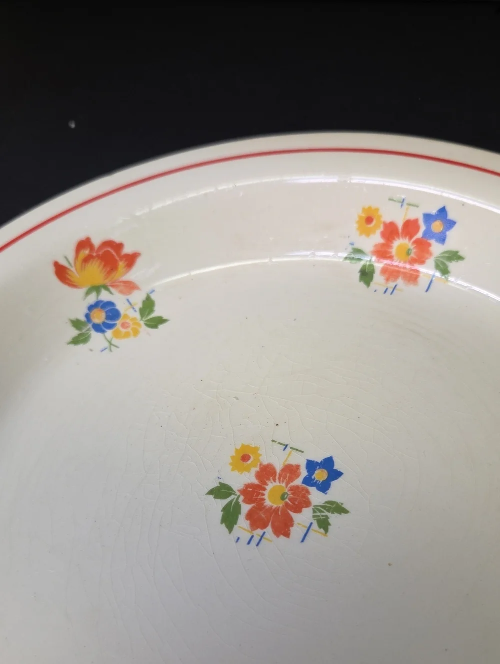 Vintage Homer Laughlin Kitchen Kraft OvenServe Pie Plate Dish American Chintz